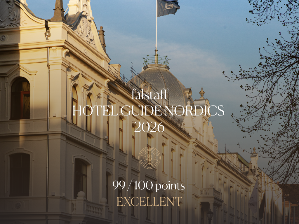 Britannia Hotel - 99 out of 100 points in the Falstaff Hotel Guide Nordics 2026 