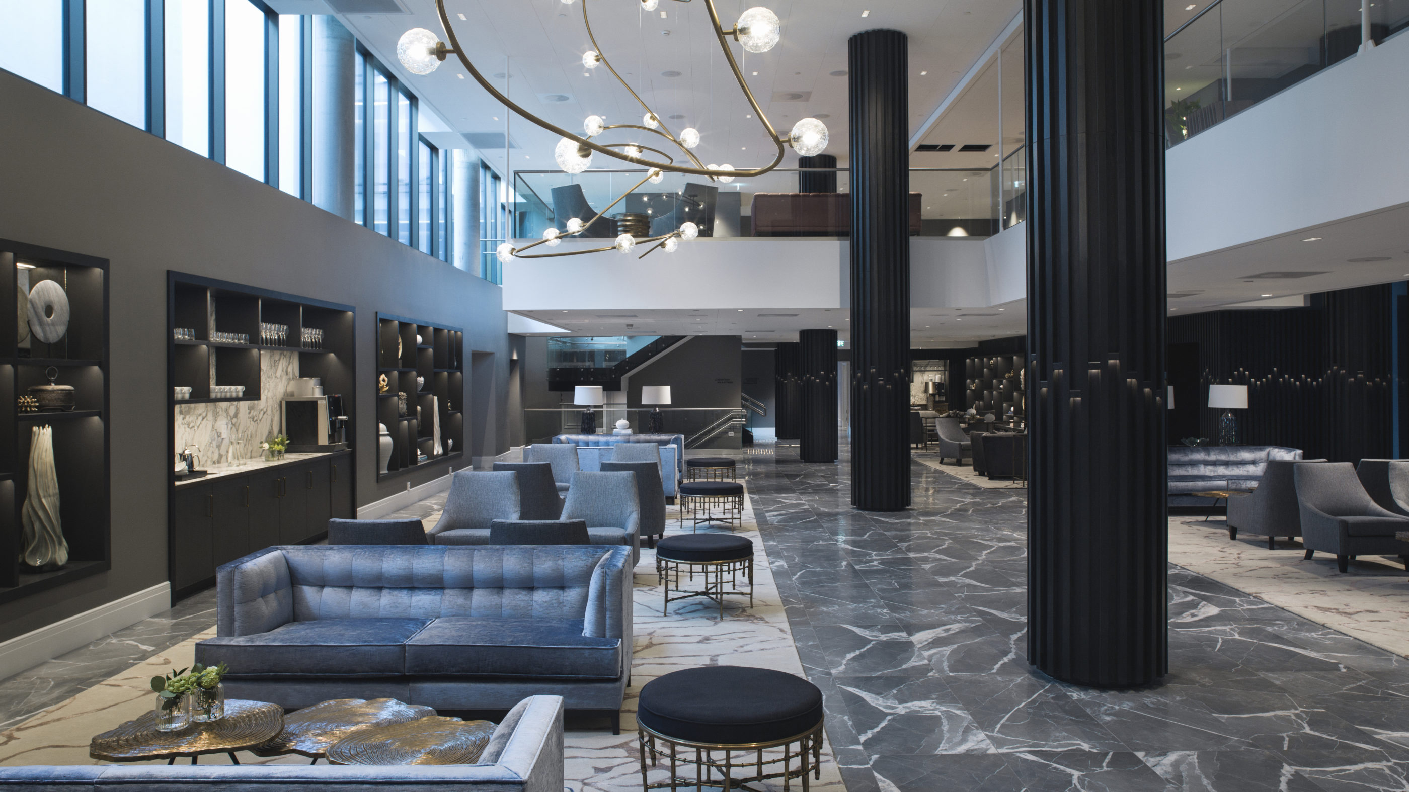 Conference lobby at Britannia Hotel, perfect for venues in Trondheim