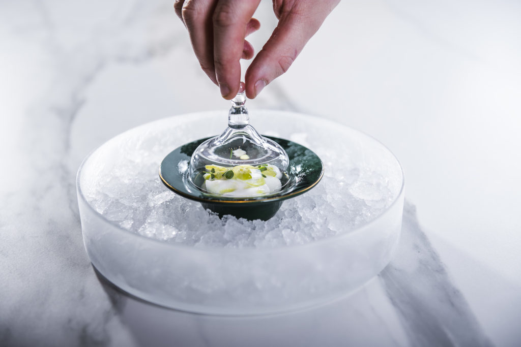 Christopher Davidsen, Speilsalen Head Chef, in the restaurant in Britannia Hotel