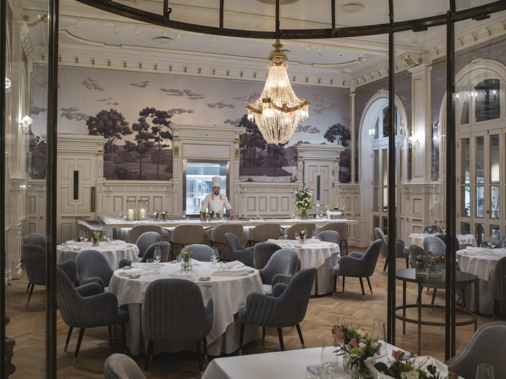 Christopher Davidsen, Speilsalen Head Chef, in the restaurant in Britannia Hotel