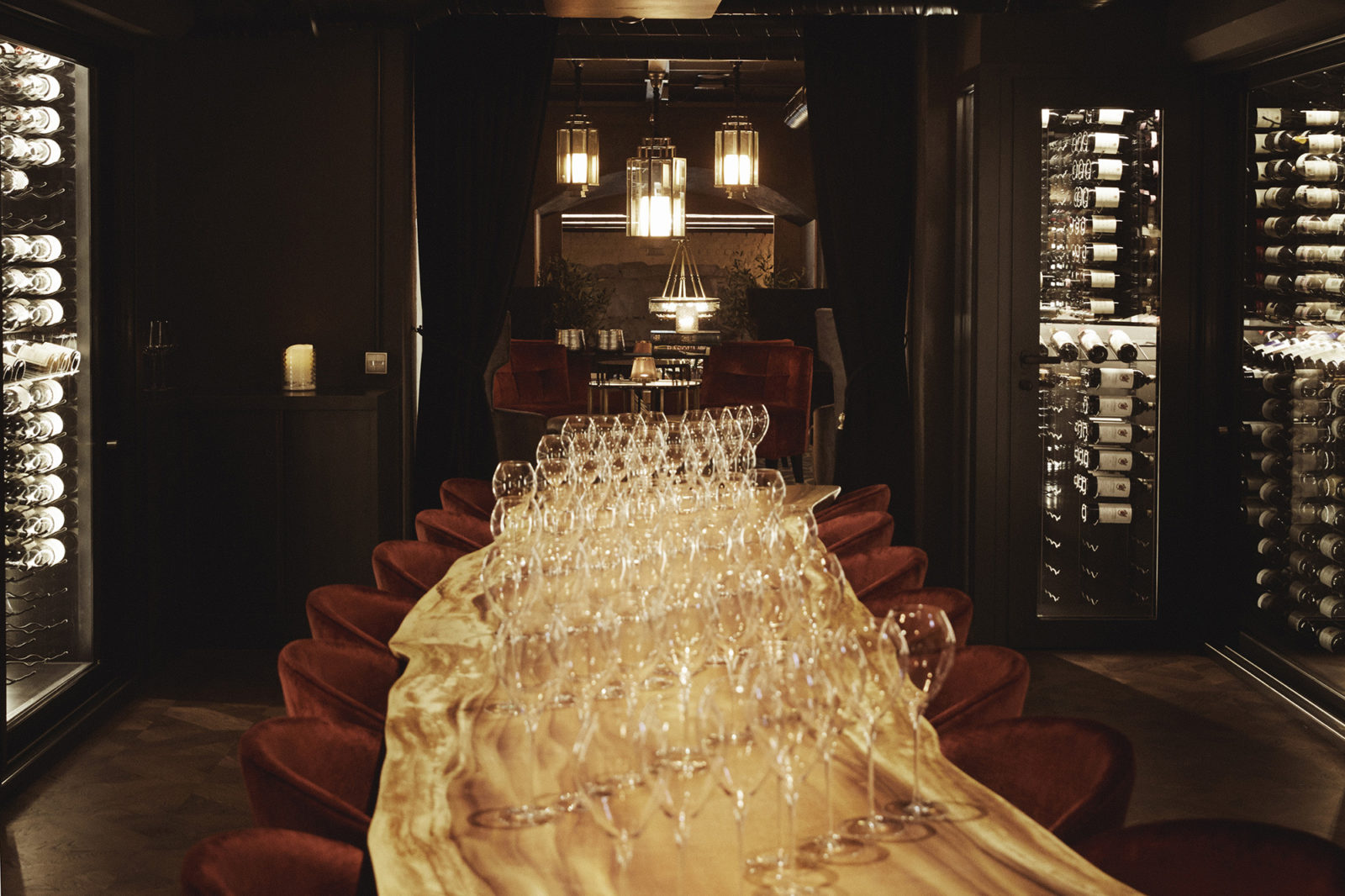 britannia Hotel's wine bar and th tasting room