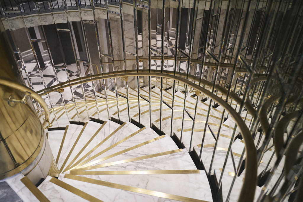 stairwell at Britannia Hotel