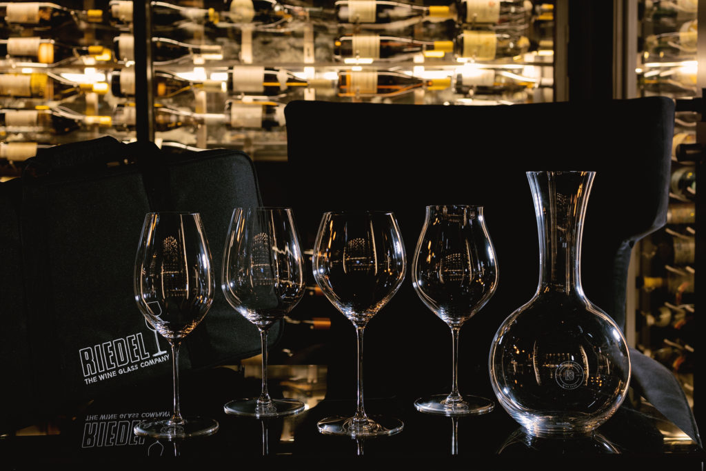 Britannia Wine Club Reidel glasses