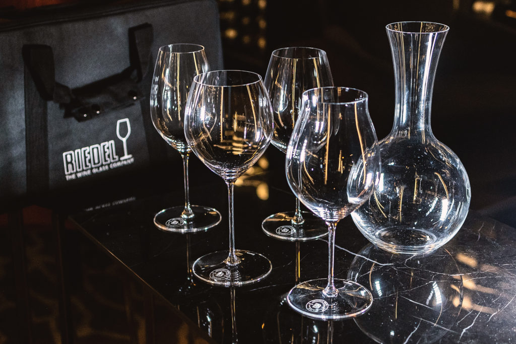Britannia Wine Club Reidel glasses