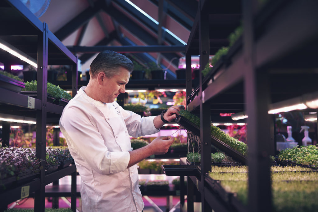 Britannia Chefs at Braattan Gaard, the hotel's farm kitchen outside of Trondheim