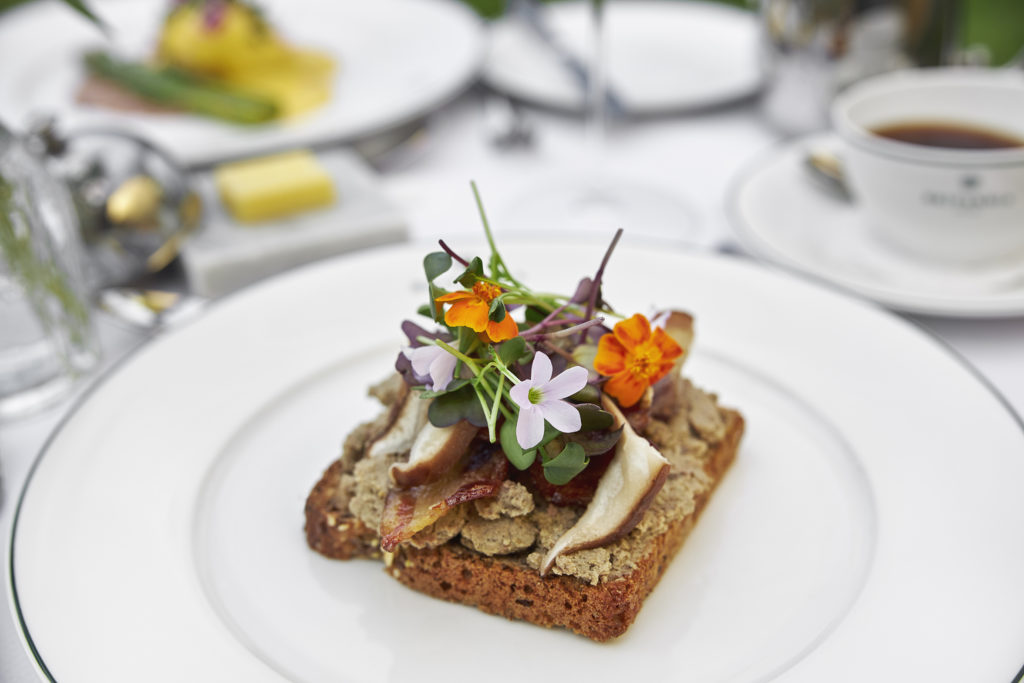 Liver Pate, on the breakfast menu at Britannia Hotel, with products from Braattan Gaard, Britannia hotel's farm kitchen outside of Trondheim.