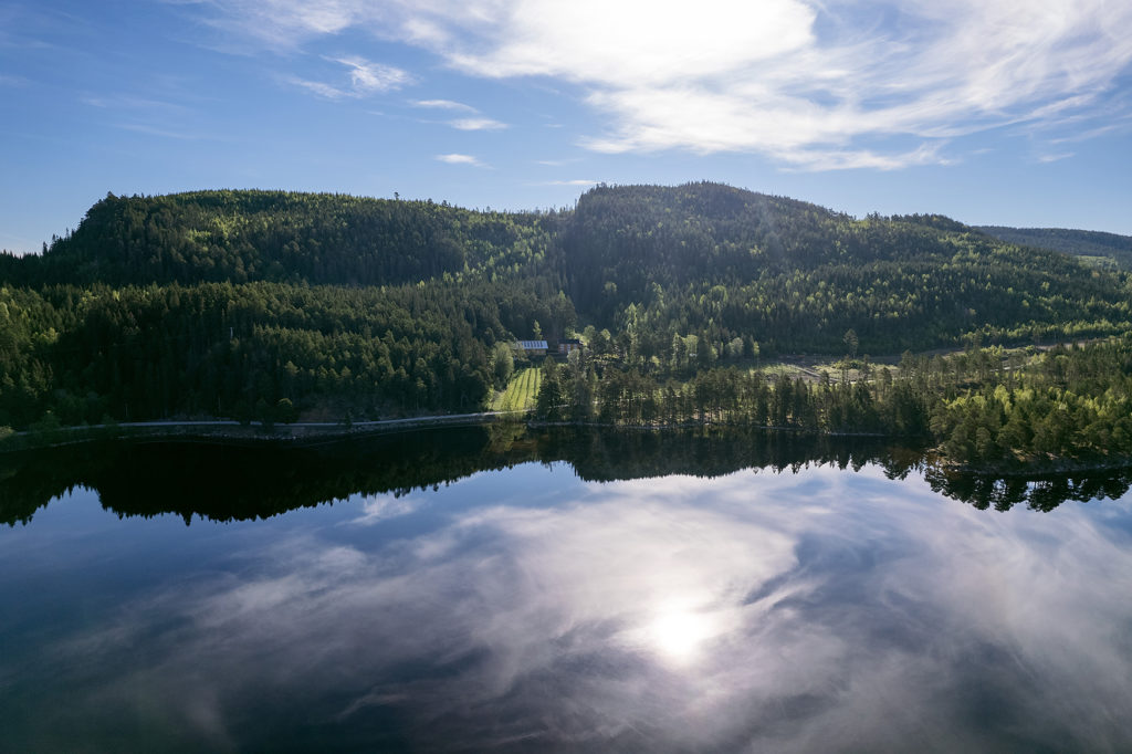 Braattan Gaard, Britannia hotel's farm kitchen outside of Trondheim, on the lake Jonsvatnet