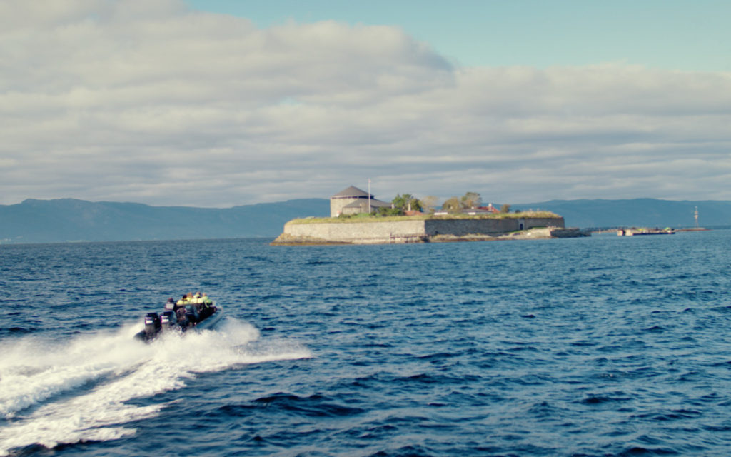 Speed boat in Trondheim